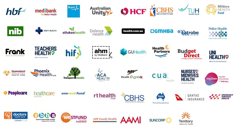 Health funds we accept