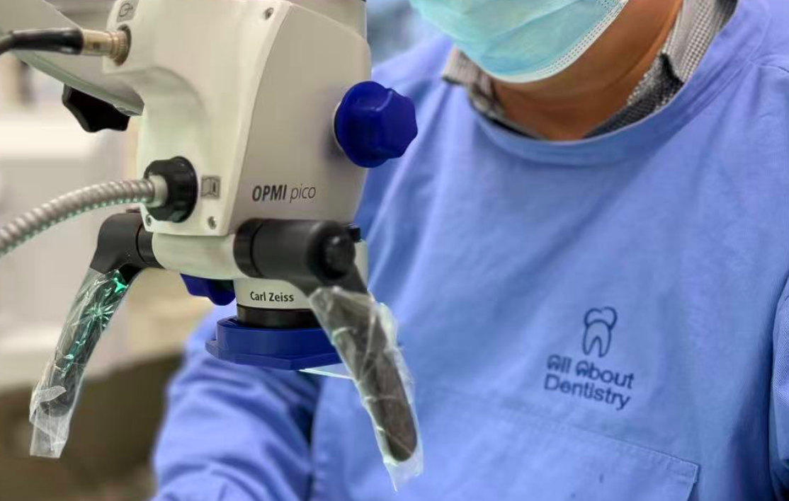 Carl Zeiss Surgical Microscope in use